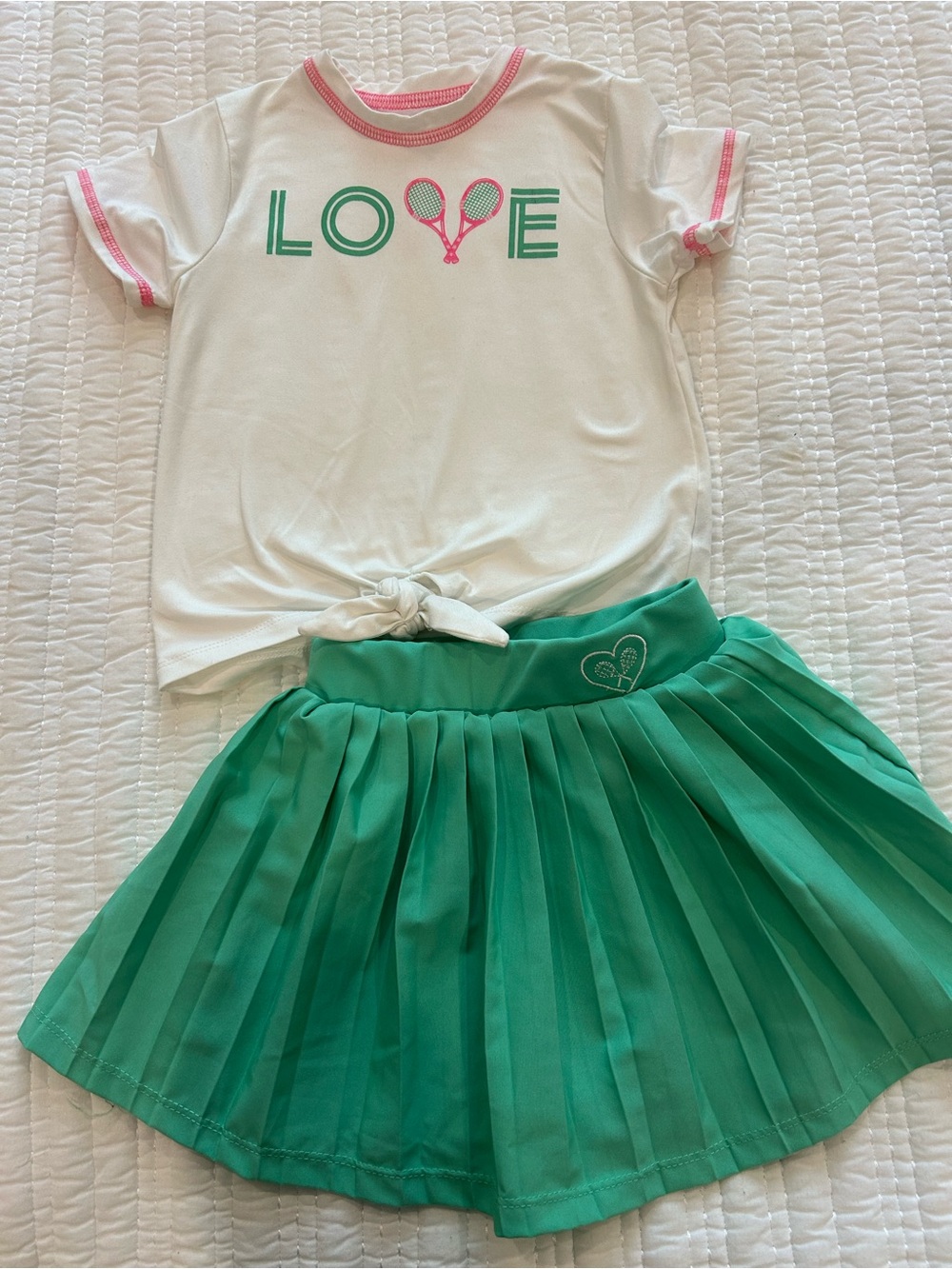 Nicole Miller Sport Toddler Girls Tennis Skort Outfit Size 3T